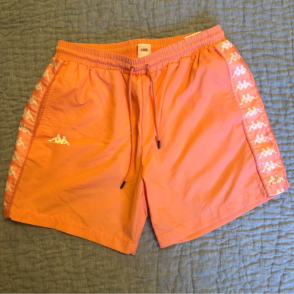 NWT Kappa Men’s Orange Athletic Shorts